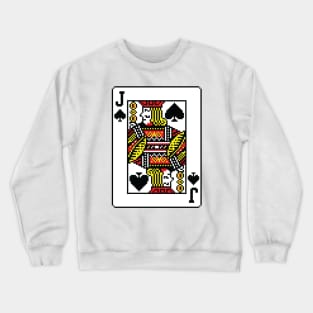 Jack of Spades Pixel Art Crewneck Sweatshirt